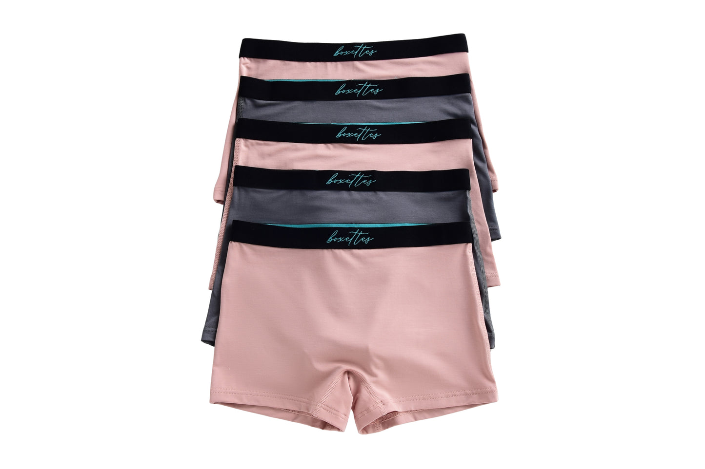 Girls' Modal Boxer Briefs, 5-Pack