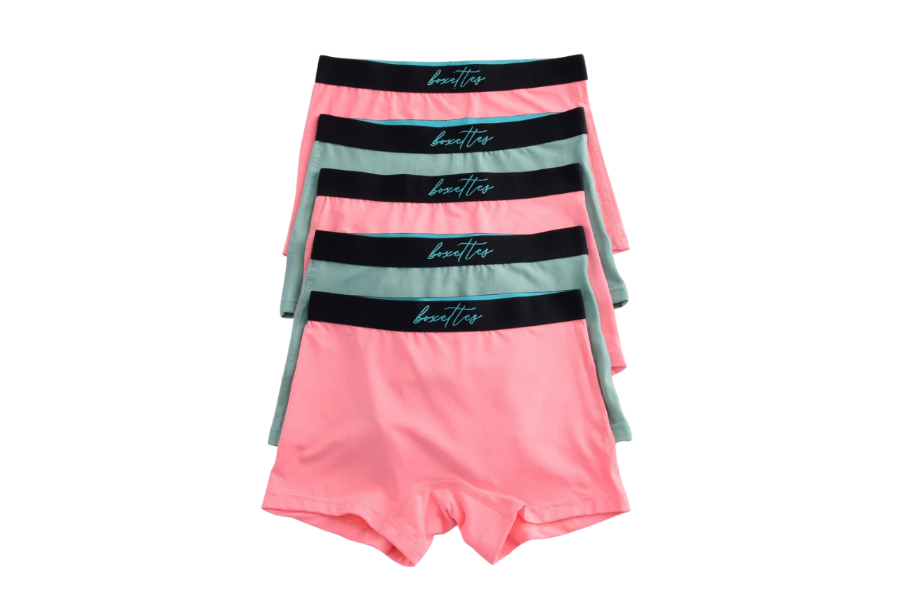 Girls' Modal Boxer Briefs, 5-Pack