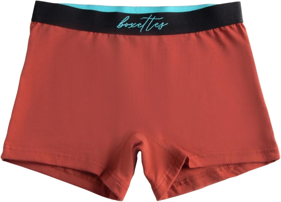 3-Parti Pack Girls Boxer Briefs Sampler (cotton, nylon mesh and modal)